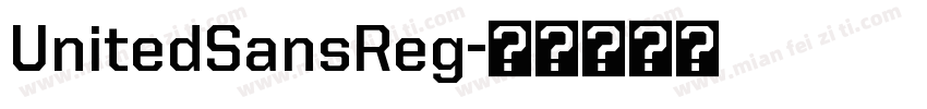 UnitedSansReg字体转换