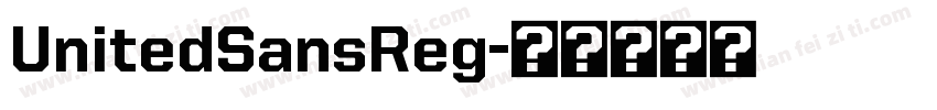 UnitedSansReg字体转换