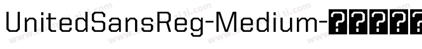 UnitedSansReg-Medium字体转换