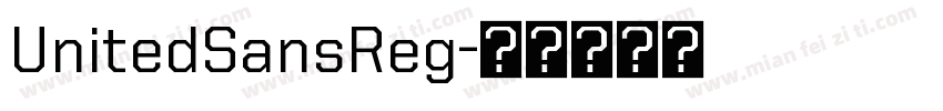 UnitedSansReg字体转换