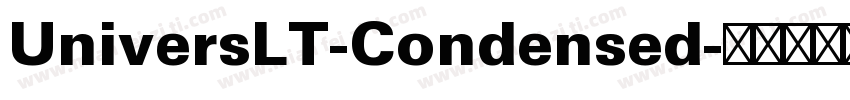 UniversLT-Condensed字体转换