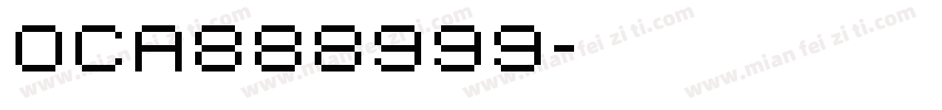 OCA888999字体转换