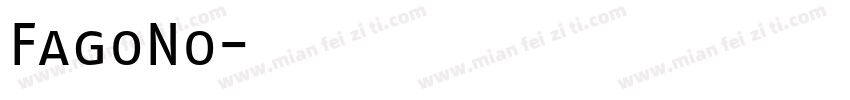 FagoNo字体转换