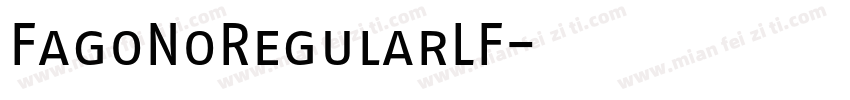 FagoNoRegularLF字体转换