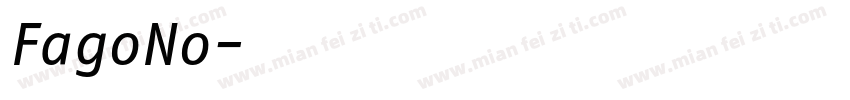 FagoNo字体转换