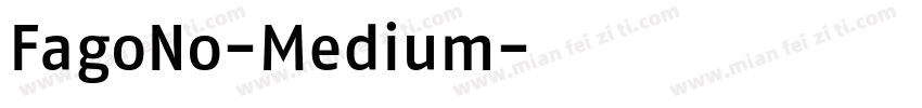 FagoNo-Medium字体转换