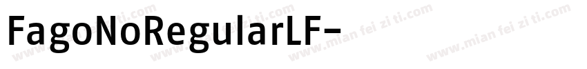 FagoNoRegularLF字体转换
