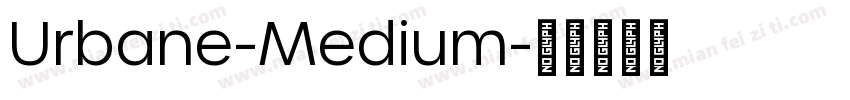 Urbane-Medium字体转换