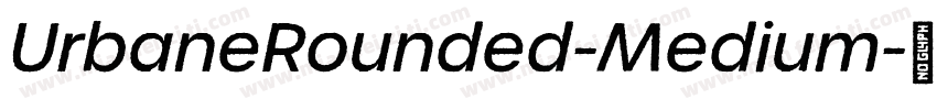 UrbaneRounded-Medium字体转换