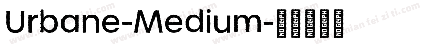 Urbane-Medium字体转换