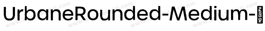 UrbaneRounded-Medium字体转换