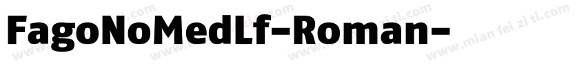 FagoNoMedLf-Roman字体转换