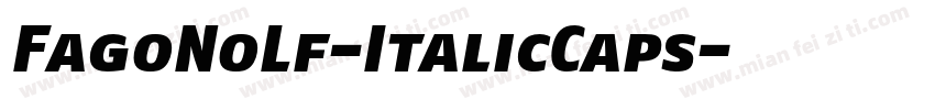 FagoNoLf-ItalicCaps字体转换