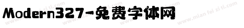Modern327字体转换