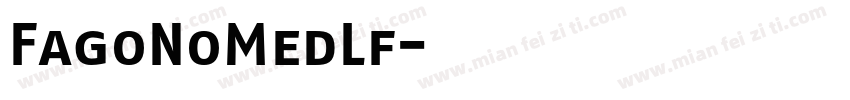 FagoNoMedLf字体转换