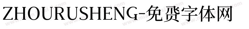 ZHOURUSHENG字体转换