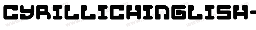CyrillicHinglish-ezEg字体转换