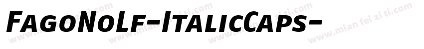 FagoNoLf-ItalicCaps字体转换