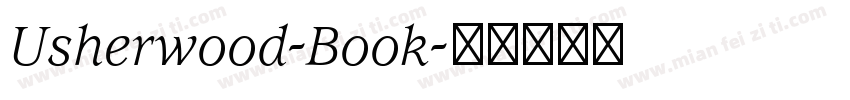 Usherwood-Book字体转换