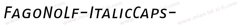 FagoNoLf-ItalicCaps字体转换