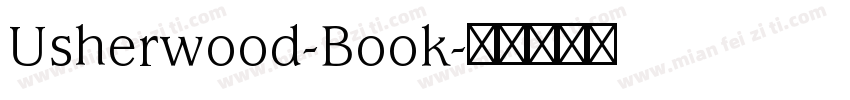 Usherwood-Book字体转换