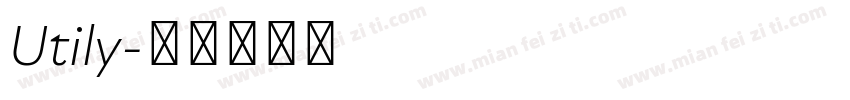 Utily字体转换
