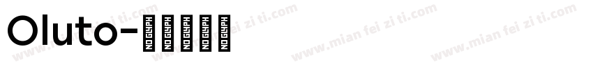 Oluto字体转换