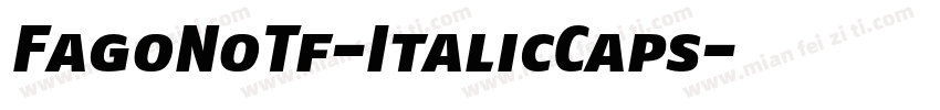 FagoNoTf-ItalicCaps字体转换