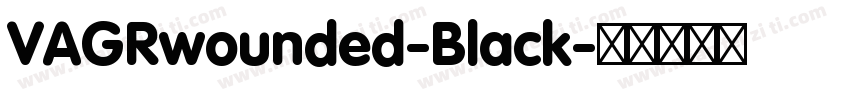 VAGRwounded-Black字体转换