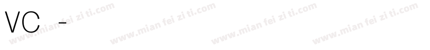 VC点唱字体转换