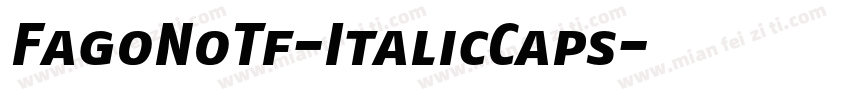 FagoNoTf-ItalicCaps字体转换