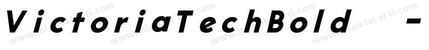 VictoriaTechBold字体字体转换