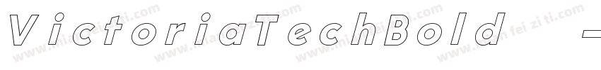 VictoriaTechBold字体字体转换