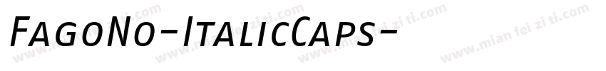FagoNo-ItalicCaps字体转换