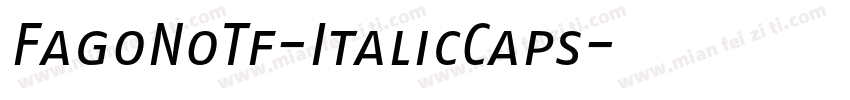 FagoNoTf-ItalicCaps字体转换