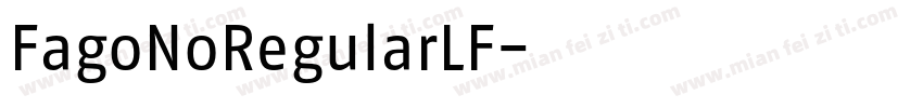 FagoNoRegularLF字体转换