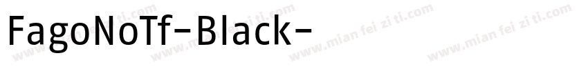 FagoNoTf-Black字体转换