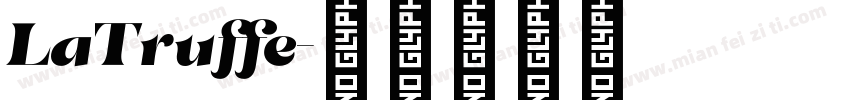LaTruffe字体转换