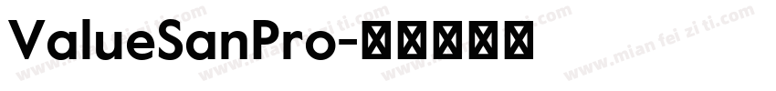 ValueSanPro字体转换
