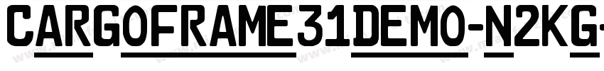 CarGoframe31demo-n2Kg字体转换