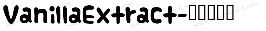 VanillaExtract字体转换