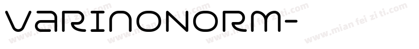VarinoNorm字体转换