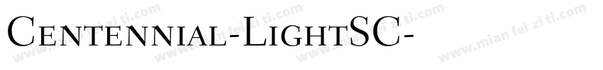 Centennial-LightSC字体转换