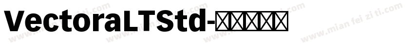 VectoraLTStd字体转换