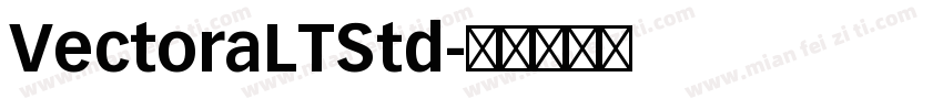 VectoraLTStd字体转换