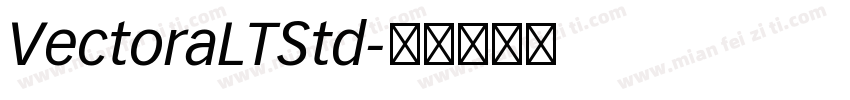 VectoraLTStd字体转换