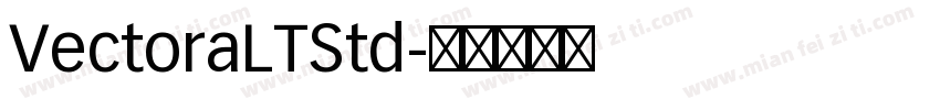 VectoraLTStd字体转换