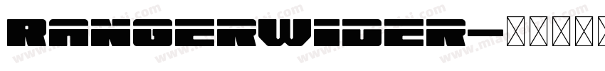 RangerWider字体转换