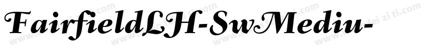FairfieldLH-SwMediu字体转换