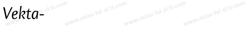 Vekta字体转换